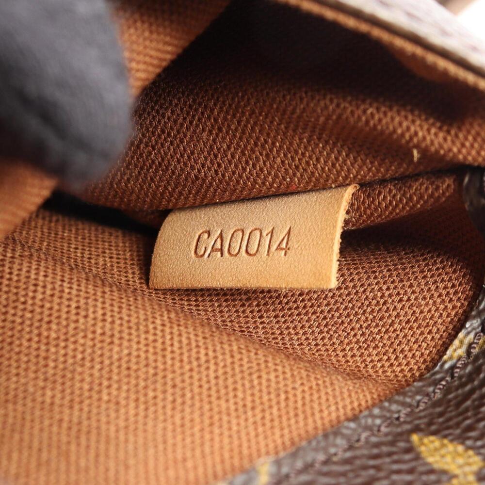 LOUIS VUITTON Authentic Brown Monogram Leather Pochette Fanny Pack - Picture 5 of 10